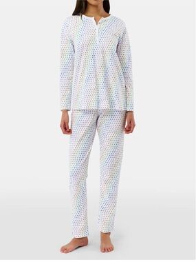 Roller Rabbit Disco Hearts Rainbow Pajama Set